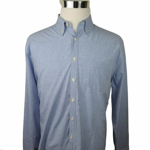 Lucky Brand White Label Fit Button Down Size XL - Picture 1 of 8